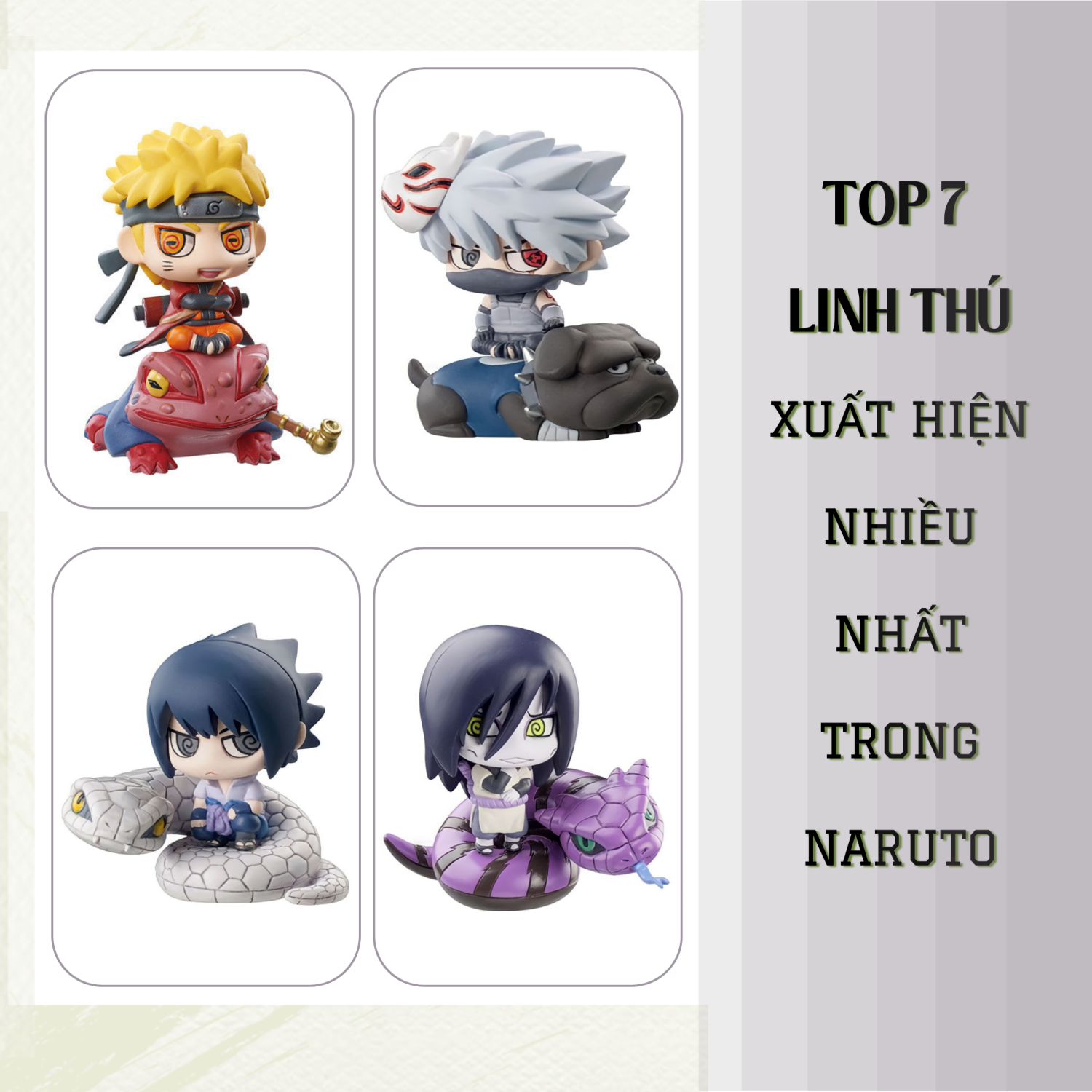 TOP 7 LINH THÚ ĐƯỢC XUẤT HIỆN NHIỀU NHẤT TRONG NARUTO